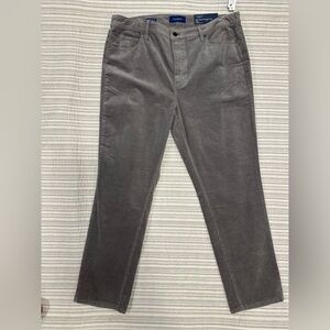 Talbots Flawless High-Waisted Straight Leg Slimming Panel Gray Pants, Sz 16P,NWT